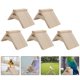 thumbnail image 2 of 5pcs Pigeon Perch Wood Stand Pigeon Toy Hens Perch Hens Stand Rack Bird Playing Toy for Parrot, 2 of 3