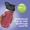 thumbnail image 5 of Hamilton Beach Blend Now Portable Personal Blender for Smoothies with Travel Lid, 16 oz, Black, 5 of 13