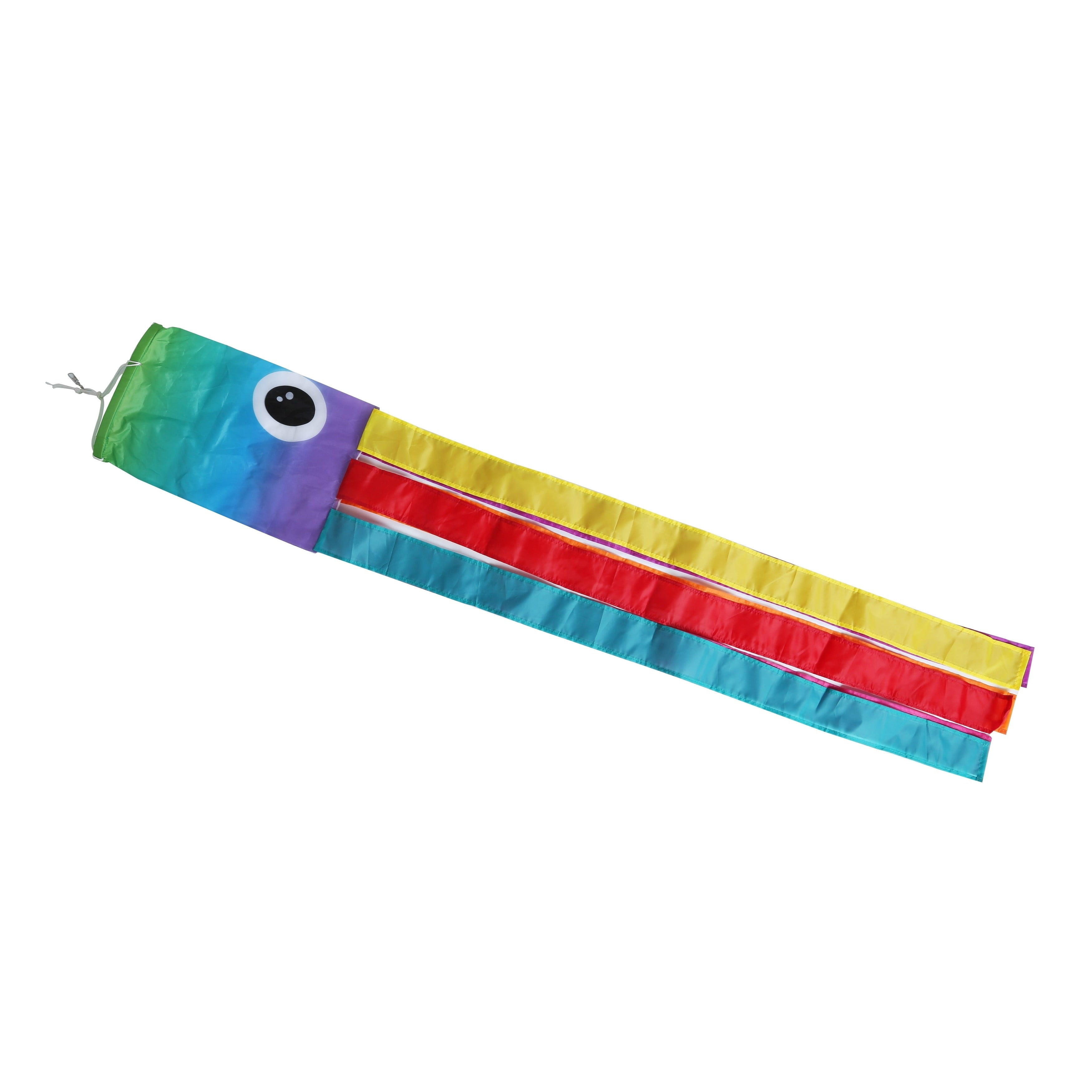 Trademark Innovations Breezy and Whimsical Octopus Windsock - 60 Inches - Blows in the wind By