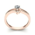 thumbnail image 3 of 0.6ctw Round Cut Diamond Ladies Bridal Solitaire Anniversary Engagement Ring Solid 14K Rose, White or Yellow Gold GH SI2, 3 of 3