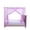 Purple, variant on Mosquito Net Tent for Bed, One Side Opening Canopy Netting Curtain, Bedroom Decoration Net for Twin Size Without Bed Frame, Easy Setup Mosquito Net