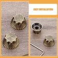 thumbnail image 3 of UPGRATOR 4Ud Botones Metálicos Dorados Con Patrón De Girasol Para Guitarras Eléctricas Y Bajo, 3 of 8