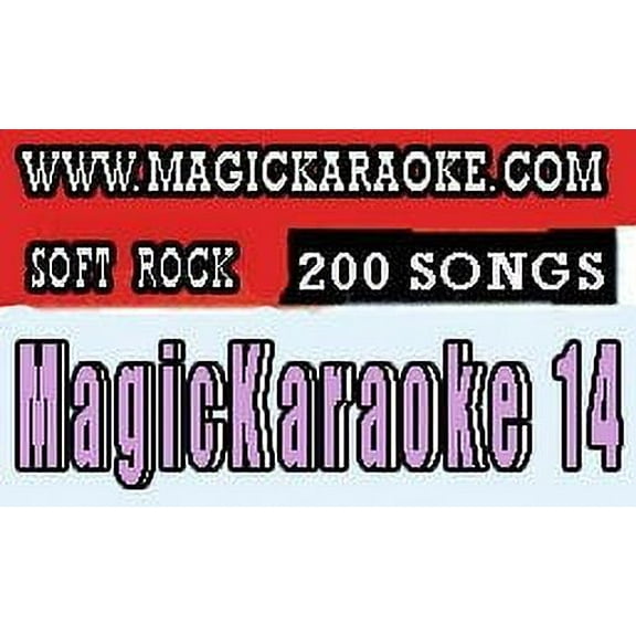New Magic Sing Karaoke Mic Song Chip - Soft Rock Collection of 200 Song – Perfect for Functions or Parties