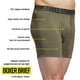 thumbnail image 2 of Calzoncillos tipo bóxer adidas de algodón elástico para hombre, paquete de 4, 2 of 7