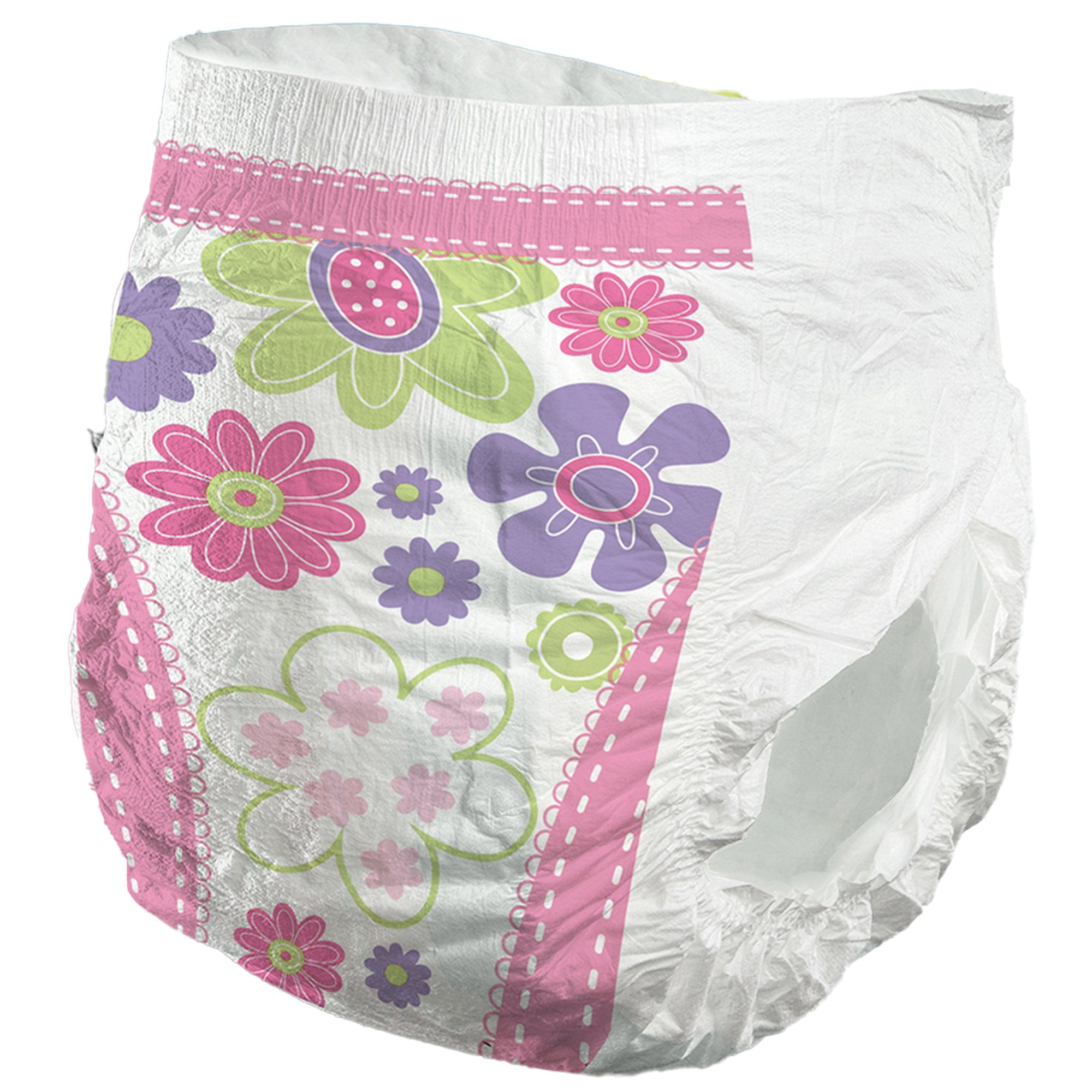 Comfees Training Pants for Girls, DriNite 12-hr Leakage Protection, 4T-5T over 38 lbs, 19 Count, 6 Packs, 114 Total