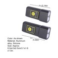 thumbnail image 3 of Greeniant Faro de bicicleta, componente de manillar, accesorios de iluminación de seguridad, recargable por USB, linterna para bicicletas, accesorio de Ciclismo Tipo 1 Greeniant OD026721-01, 3 of 6