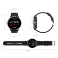 thumbnail image 3 of ZL02C Pro Smart Watch Screen Heart Rate Blood Oxygen Sport Measurement Watch Black, 3 of 10