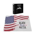 thumbnail image 3 of Ambesonne Black Lives Matter Jigsaw Puzzle Durable Cardboard, Brush USA Flag, 1000 pcs, Dark Pink and Lavender, 3 of 5