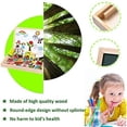 thumbnail image 3 of Rompecabezas magnético de madera JAMW 100 piezas Tablero magnético de doble cara Juguete educativo para niños de 3 años y más, 3 of 5