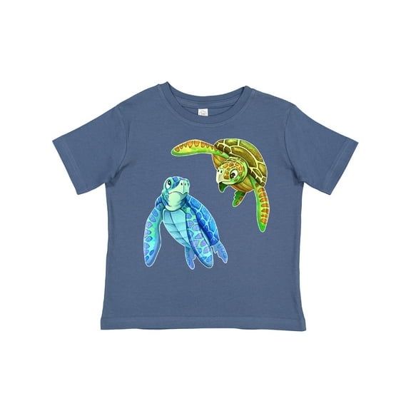 Inktastic Sea Turtles Swimming Together Boys or Girls Toddler T-Shirt