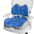 thumbnail image 1 of Cojín de asiento Benazcap grande de espuma viscoelástica con soporte lumbar, 1 of 6