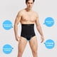 thumbnail image 5 of Qarigey Ropa interior para hombres Cintura Adelgazante Entrenador Corsé Calzoncillos Body Shapewear, Negro, L Ropa interior Negro SG, 5 of 6