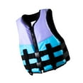 thumbnail image 4 of Chaleco salvavidas a la deriva resistente al agua para regalo, vela, deportes acuáticos S Niños Azul Púrpura, 4 of 9