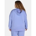 thumbnail image 3 of Athletic Works Women's and Women's Plus Super Soft Hoodie, Sizes XS-4X, 3 of 5