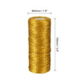 thumbnail image 2 of REGALWOVEN Decorative Metallic Bakers Twine, Wrapping Twine String Rope DIY Tie Gift Packing Gold 1, 2 of 6