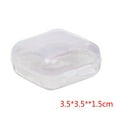 thumbnail image 2 of 50pcs Plastic Earrings Storage Box Square Mini Transparent Ring Container Lid Ornaments Organizer, 2 of 8