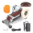 thumbnail image 1 of Mini Electric Belt Sander DIY Polishing Grinding Machine Multifunctional Grinder Belt Sander Cutter Edges Sharpene ,Wide Use, 1 of 6
