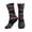 1 Black, variant on Athletic Socks America Thin Red Firefighter Line Flag Sport Running Calf Socks Crew Socks for Men Women
