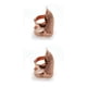 thumbnail image 2 of Bewildely Protección de la yema del dedo Antideslizante Dedal Handworking Agujas Gadgets Accesorios de artesanía para Professional Rose Gold S Oro rosa S 2piezas, 2 of 6