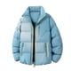 thumbnail image 1 of Ceisia Men's casual solid color warm stand collar zipper coat Gift pocket long sleeve outerwear, 1 of 4