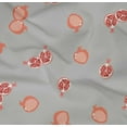 thumbnail image 4 of oneOone Organic Cotton Poplin Twill Fabric Pomegranate Fruit Printed Craft Fabric BTY 42 Inch Wide, 4 of 4