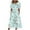 Light Blue, variant on Maxi Dresses for Women ,Ladies Maxi Dress Short Sleeve V-Neck Floral Print Summer Dresses with Pockets Loose Casual Beach Boho Hawaiian Long Dresses Spring Dresses