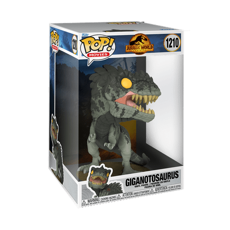 Funko - POP Movies: POP Jumbo: Jurassic World Dominion - Giganotosaurus