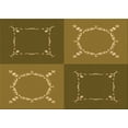thumbnail image 1 of Ahgly Company Machine Washable Indoor Rectangle Transitional Dark Bronze Brown Area Rugs, 8' x 12', 1 of 7