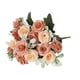 thumbnail image 5 of Arreglo floral artificial de rosas y peonías de seda para decoración de bodas y hogares | Ramo de mano decorativo y flor guía | Centro de mesa floral artificial para decoración de fiestas, 5 of 7