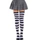 thumbnail image 3 of Calcetines de moda hasta el muslo por encima de la rodilla para niñas y mujeres, calcetines largos sexis sólidos, calentadores de piernas, medias blancas y negras para mujeres, verano, 3 of 5