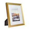thumbnail image 4 of Hometrends Knurl 5x7in Brushed Brass Photo Frame, Decorative Tabletop and Wall Picture Frame, 4 of 5
