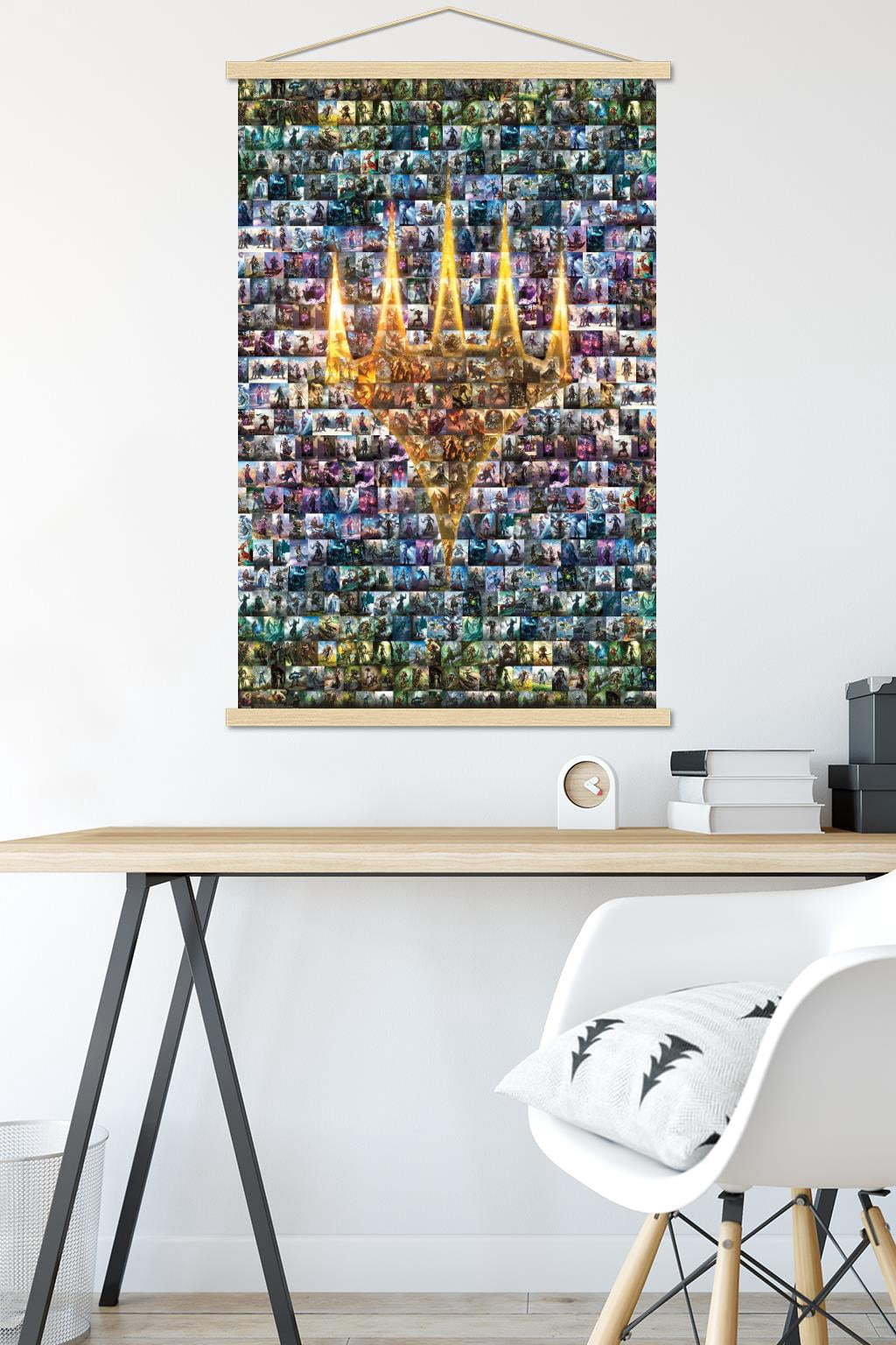 Magic: The Gathering - Collage Wall Poster with Magnetic Frame, 22.375" x 34"
