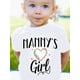 thumbnail image 1 of Adorable "Nanny's Girl" Pink Graphic Tee for Youngsters - Soft Cotton, Short Sleeve, Round Neck with Heart & Floral Design - Casual Summer Top, Youngsters Girl Clothes, 1 of 5