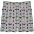thumbnail image 4 of NICKSUN Shorts de Pyjama Amusants pour Hommes, Bas de Pyjama Courts Doux avec Poches, Insectes Mignons, m, 4 of 6
