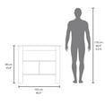 thumbnail image 7 of Xukmct Kitchen Island with 3 Shelves, 35.4" H Kicthen Table for Living Room, Dining Room, Kitchen, Black + Light Brown, 7 of 7