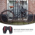 thumbnail image 4 of Bicycles Rear Shelf Bag MTB Bike Dual Carry Bag Bike Rear Rack Bag for Outdoor, 4 of 8