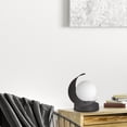 thumbnail image 4 of Dainolite Metal Contemporary 1 Light Crescent Matte Black Table Lamp, 4 of 4