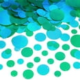 thumbnail image 2 of 1 box 700pcs Large Loose Sequins for Crafts Flat Round Sequin Paillettes 15mm/20mm/25mm/30mm/40mm/50mm Iridescent Transparent Sequins Yellow Green Spangles for DIY Sewing Embellishment, 2 of 8