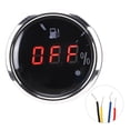 thumbnail image 1 of Indicador de nivel de combustible de 2 pulgadas, pantalla Digital LED, alarma de luz roja inteligente para barcos marinos, automóviles, estándares americanos, negro, 1 of 8