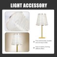 thumbnail image 2 of EeaseCA Cloth Craft Lampshade Light Accessory Wall Light Bedside Lamp Cover Replacement, 2 of 7