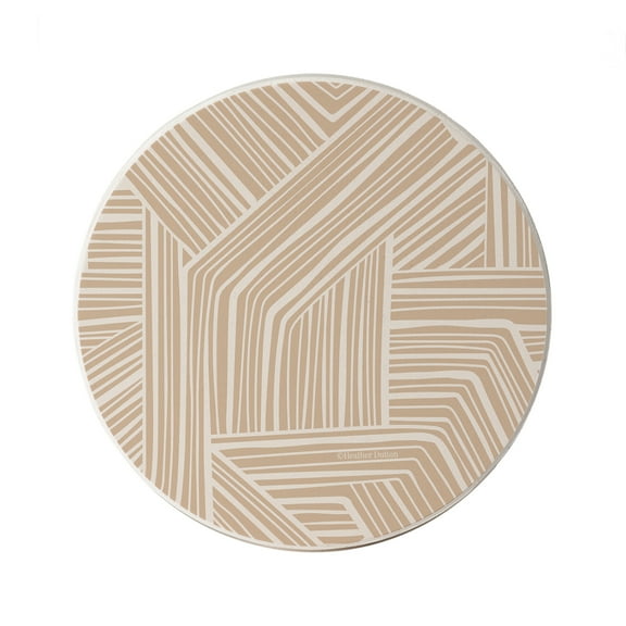 Thirstystone "Endless Mocha" Single Stone Tumbled Tile Coaster
