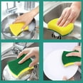 thumbnail image 4 of Esponja para lavar platos para limpieza de cocina, esponja de microfibra suave ecológica que no raya, descontaminación fuerte, ideal para uso doméstico en el baño (paquete de 20), 4 of 6