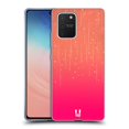 thumbnail image 1 of Head Case Designs Neon Rain Ombre Peach Pink Soft Gel Case Compatible with Samsung Galaxy S10 Lite, 1 of 7
