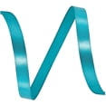 thumbnail image 2 of LAICAIW Solid Color Turquoise Blue Satin Ribbon, 3/8 Inches x 25 Yards Fabric Satin Ribbon for Gift Wrapping, Crafts, Hair Bows Making, Wreath, Wedding Party Decoration and Other Sewing Projects, 2 of 7