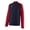 Navy-Red, variant on Mizuno Youth Mizuno Long Sleeve Baseball Hitting Jacket