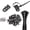 Black, variant on 60 Set Cable Zip Tie Mounts Kit Black 6" Zip Ties, Black Cable Tie Base and Tapping Screw - Wire Cable Clips Organizer Holders Clamps