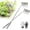 Silver-2pcs, variant on Weed Puller Tool - 2026 Portable Manual Weeding Tools Gardening, 5 Teeth Head Stainless Steel Hand Garden Weeding Rake, Weed Remover Tool for Vegetable Gardening Yard Backyard Farm Planting & Weeding
