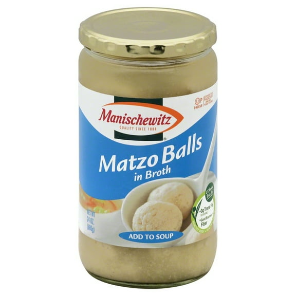 Pack of 6, Manischewitz Matzo Balls in Broth, 24 oz