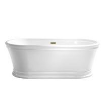 Madera 67 Inch Acrylic Double Ended Freestanding Tub