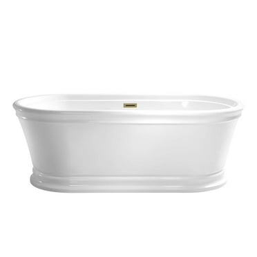 Madera 67 Inch Acrylic Double Ended Freestanding Tub